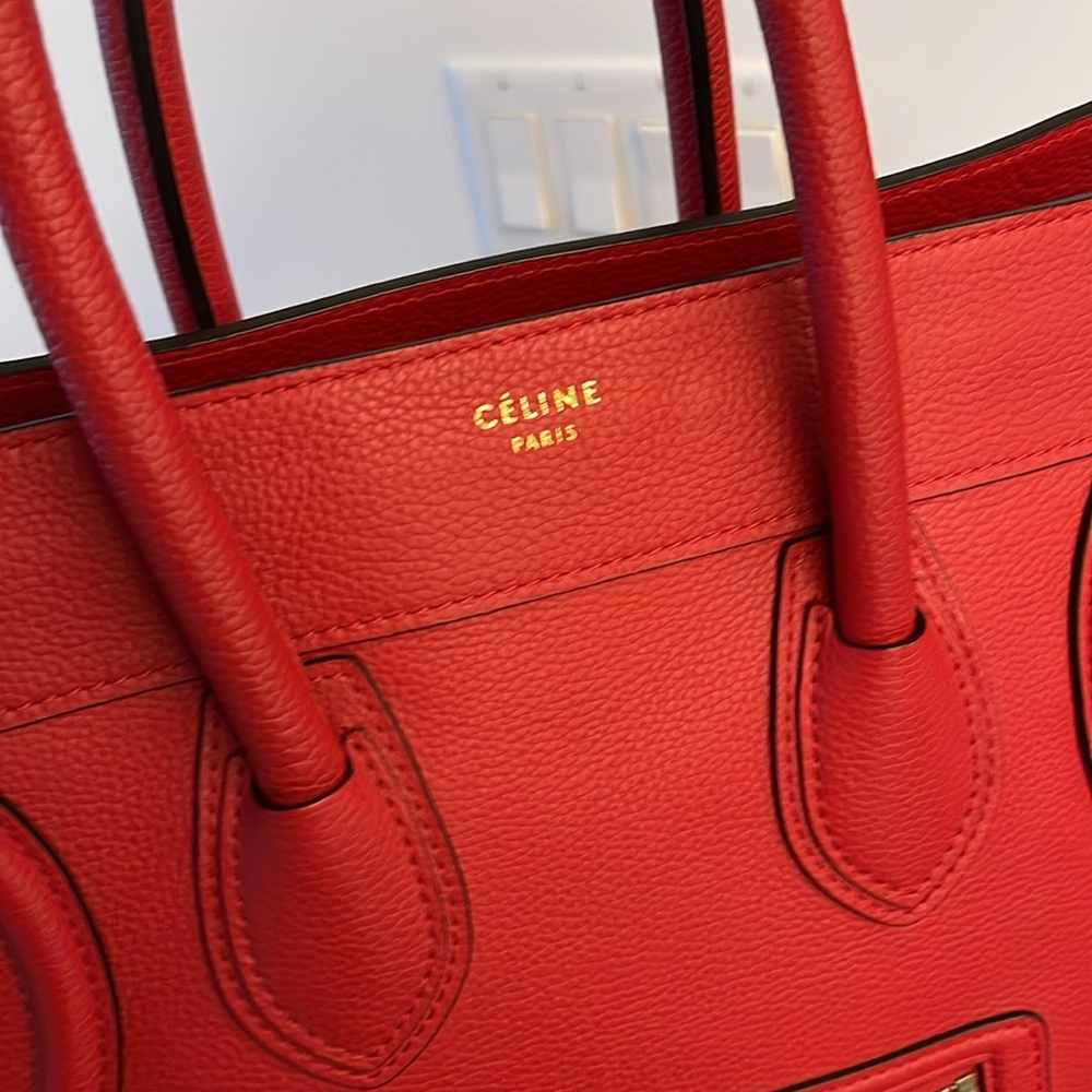 Celine micro red bag - Picture 5 of 13